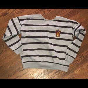 HARRY POTTER GRYFFINDOR STRIPED SWEATSHIRT